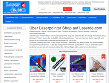 Tablet Screenshot of laserde.com